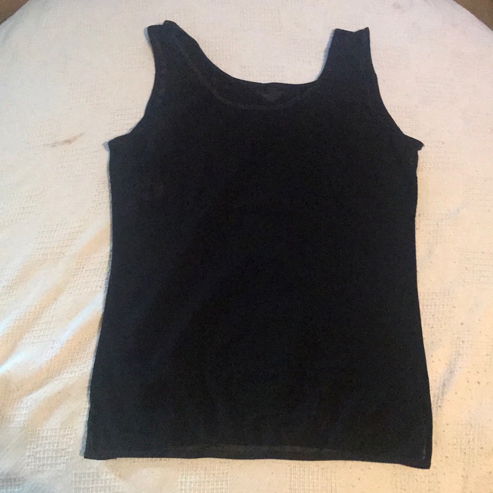 Black T shirt shaped.
